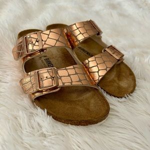 Birkenstock Gold Sandals size 41
